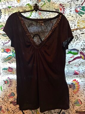 Fang sequin T-shirt